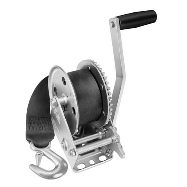 Fulton 142305 Single Speed Winch with 20 Strap-1800 lbs Capacity Capacity Fulton 142305 Single Speed Winch with 20' Strap-1800 lbs 